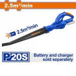 20V Cordless Blower 210KM H Solo Unit WBL1525