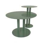 Bobbin Metal Nesting Table Green