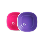 Munchkin Splash Bowls Pink Purple 2 Pack