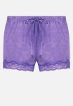 Short Velours Scallop Lace - Royal Purple