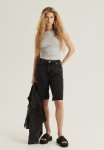 Gathered Cap-sleeved Top - Light Grey