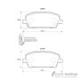 Kbc Brake Pads Front For Honda Civic