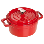 Staub Cast Iron Round Casserole Dutch Oven 20CM 2.2L Cherry