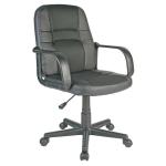 Leo Mid Back Chair Black