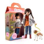 Walk In The Park Lottie Doll With Dog