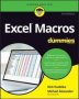 Excel Macros For Dummies 3RD Edition   Paperback 3RD Edition