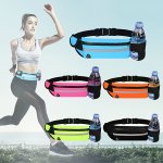 Reflective Multifunctional Running Waist Bag With Waterproof Phone Pouch And Bottle Holder