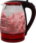 Mellerware 1.8L 2200W Glass Kettle in Red 6002674011652