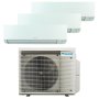 Daikin Multi-split 3 Rooms 9000 + 12000 + 12000 Btu Perfera