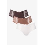 3 Pack Lace Boylegs Brown Natural And Light Pink