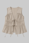 Sleeveless Top - XXL Beige