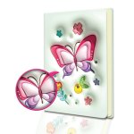 Notebook A5 Green Butterfly