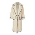 Oatmeal Blanket Stitch Coat