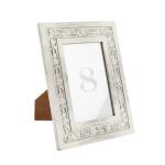 Picture Frame Wooden White Wash 15 10CM