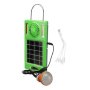 Solar Powered Emergency Light Bulb With MINI Fan