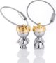 Prince & Princess Keyrings Set Of 2