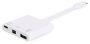 Equip 133463 USB Type C To MINI Displayport Female/usb A Female/pd Adapter