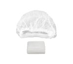 “21”” White Mopcap 100S Double Stitch”