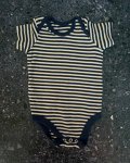 Woolworths Blue And White Striped Baby Grow 1 3M