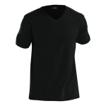 Mens 170G Slim Fit V-neck T-Shirt 170SFV Black XS