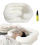 Inflatable Shampoo Basin - Portable Hair Washing For Disabled Elderly Bed Easy Bedridden Pregnancy Or Post-surgical Patient