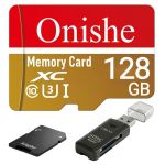 Onishe 128GB Tf Memory Card CLASS10 U3 Micro Sd Card