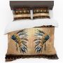Rustic Native Indian Duvet Cover Set Double