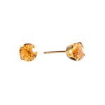Gold Plated Noval Topaz Tiffany