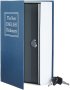 Amazon Basics Book Safe Key Lock Blue Large