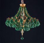 Astro Green Chandelier