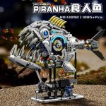 Mji Mechanical Building Block Set Piranha