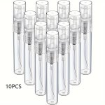 10PCS MINI Spray Bottles Fine Mist Refillable Perfume Atomizer Small Empty Sample Containers 5ML Plastic Portable Travel Bottles