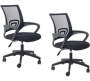 Infinity Oslo Home & Office Chair - Set Of 2 Office Chairs Office Arm Chair Black Knock Down