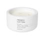 Scented Candle: French Cotton In Lily White Container Fraga 13CM