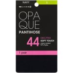 Clicks Opaque Pantihose 44D Soft Touch Navy Large 1 Pack