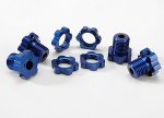 Traxxas 17MM Blue Aluminum Splined Wheel Hubs & Nuts 4PCS