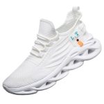 Dlwkipv Mens Walking Running Shoes Slip On Tennis Sneakers Non Slip Athletic Trainers Lightweight Breathable Mesh Comfortable Fa