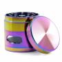 4 Layers Cool Colourful Metal Alloy Grinder Tobacco Herb Grinder 55MM 63MM Smoking Spice Crusher Cigarette Weed