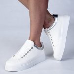 Madison Brynn Sneaker - White - 8