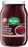 Rhodes Grated & Spiced In Vinegar Beetroot Brined Pickle