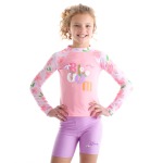 Girls Bloom Long Sleeve Rashvest Set