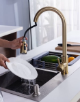 Gold Trigger Sink Mixer 2