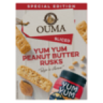 Sliced Yum Yum Peanut Butter Flavoured Rusks 450G