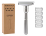 Premium Double Edge Adjustable Levels Safety Razor Plus Blades