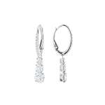 SWAROVSKI Attract Trilogy Round Pierced Earrings