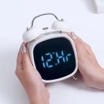 Digital Loud Bell Alarm Clock With Snooze