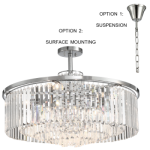 Grace Kelly Crystal Chandelier