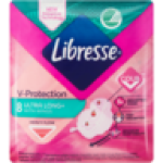 Libresse Heavy Flow Ultra Long+ Sanitary Pads With Wings 8 Pack