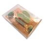Facial Jade Roller Massager & Gua Sha Set - Genuine Jade