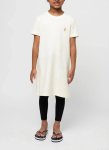 Polo Girls Gwen White T-Shirt Dress - 13-14 White